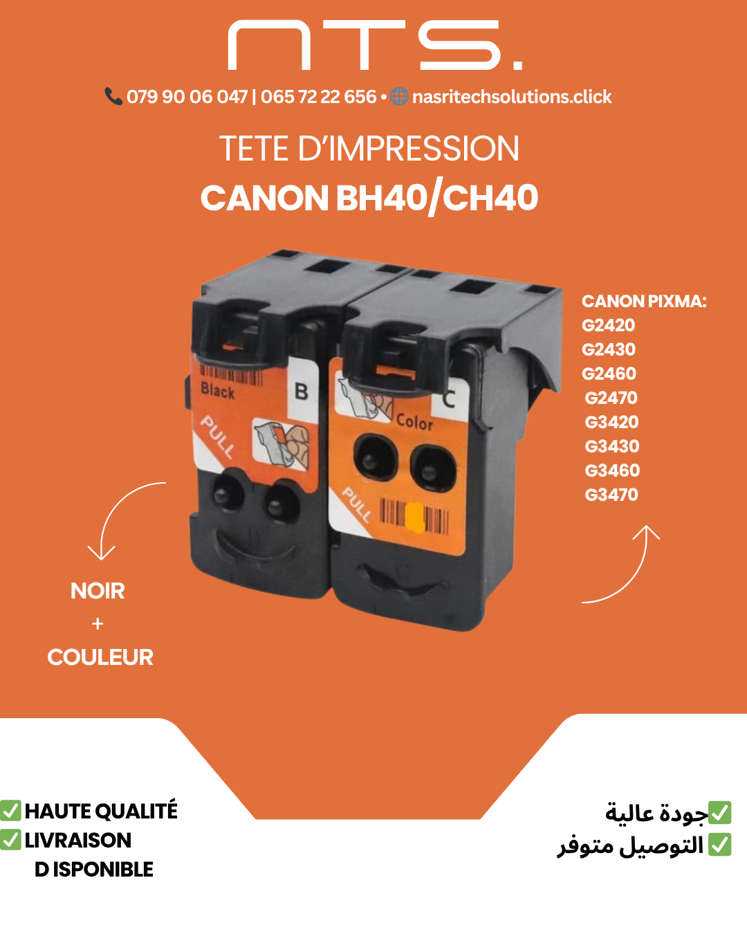 Tête d’impression CANON BH40/CH40