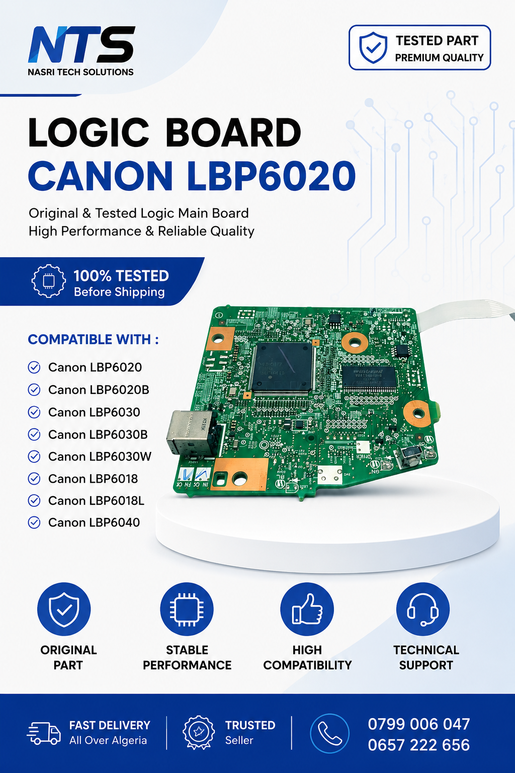 Carte logique CANON LBP6030