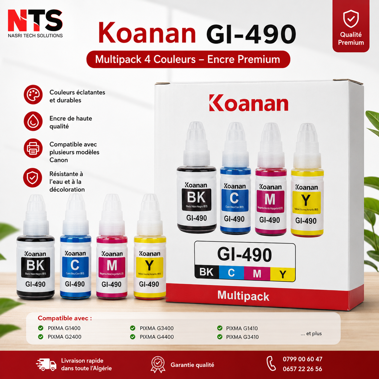 Encre Koanan GL-490 Multipack BK/C/M/Y