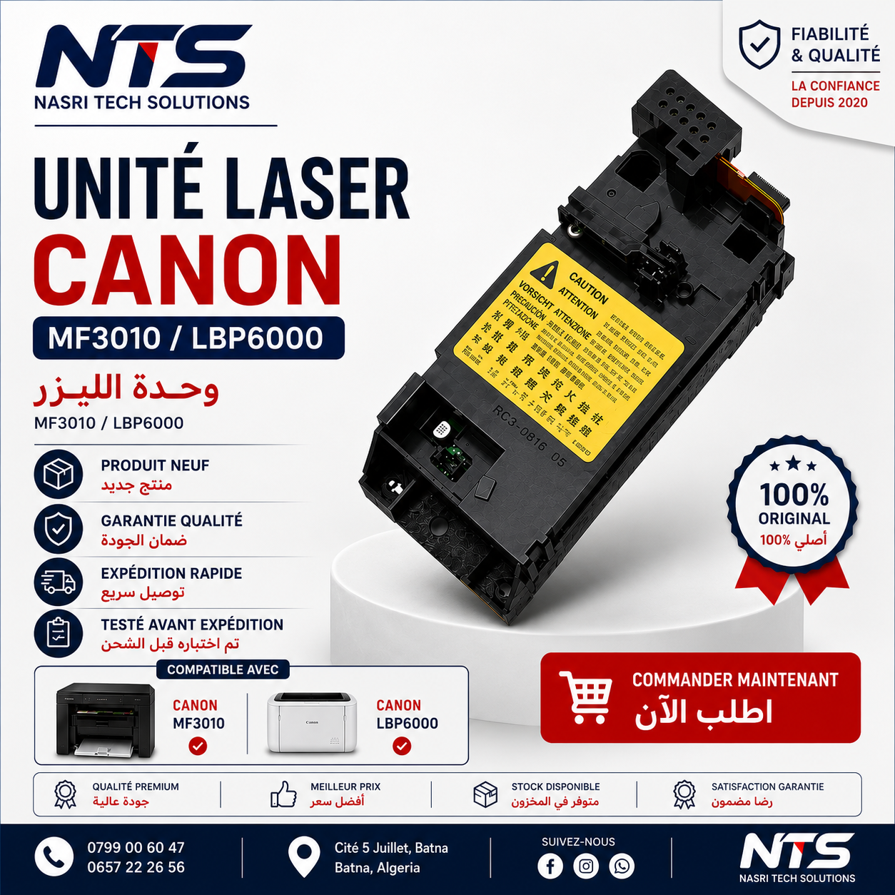Laser pour Canon LBP6000